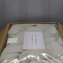 Tommy Hilfiger - King Comforter Set, Soft Textured Cotton Matelass Bedding, Medium Weight for Year Round Comfort, 3 Piece Bed Set with Matching Pillowcases (Monogram Beige)