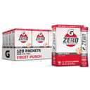 Gatorade G Zero Sports Drink Mix Powder Packets, Fruit Punch, Electrolyte Powder Drink Mix for Hydration, Zero Sugar, Total 120 Packets (BBD JUL 17 2026)