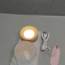 2Pack Battery Operated Wall Sconce, 3 Color Modes 3 Brightness Levels 360Rotation Lighting Touch Control, Wall Mounted Lamp LED Wall Lights for Bedroom Reading Bedside, Wall Sconces Set of Two (2Pcs, Wood)