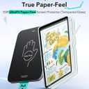ESR 2 Pack Paper-Feel Screen Protectors for iPad Pro 11 Inch (M5/M4) 2025/2024, 9H Matte Writing Tempered Glass Film with Ultra Fit Tray, Write and Draw Like on Paper, Anti-Glare, Bubble-Free
