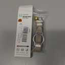 AirTag Cat Collars, Stretchy Collar with Apple AirTag Holder and Bell, Breakaway Design Ultra Elastic GPS Tracking Collars for Cats and Puppies, (7.5-12.5 Inch), Khaki