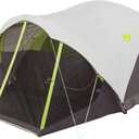 Coleman Steel Creek 6-Person Tent with Screened Porch & Integrated Rainfly, Weatherproof Tent with Screen Room Sets Up in Minutes, Fits Queen-Size Airbed