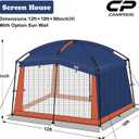 CAMPROS CP Screen House Tent 12 x 10 Ft Screened Mesh Net Wall Canopy