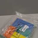 Patelai 10 Pieces Silicone Dish Sponge Silicone Scrubber Reusable Kitchen Scrubbing Cleaning Sponge Soft Dish Scrubber for Fruit Vegetable(Square Sponge)