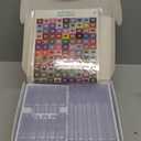 ARTDOT 15-Piece Diamond Art Storage Trays Kits for Adults with Lids, 2-in-1 Stackable Diamond Painting Accessories and Tools (White)