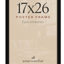 Americanflat 17x26 Poster Frame - Engineered Wood - Black