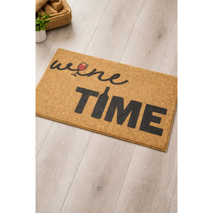 Wine Doormat, 18x30 inches, Red, Outdoor Rug, Front Door Mat, Wine Lover Decor