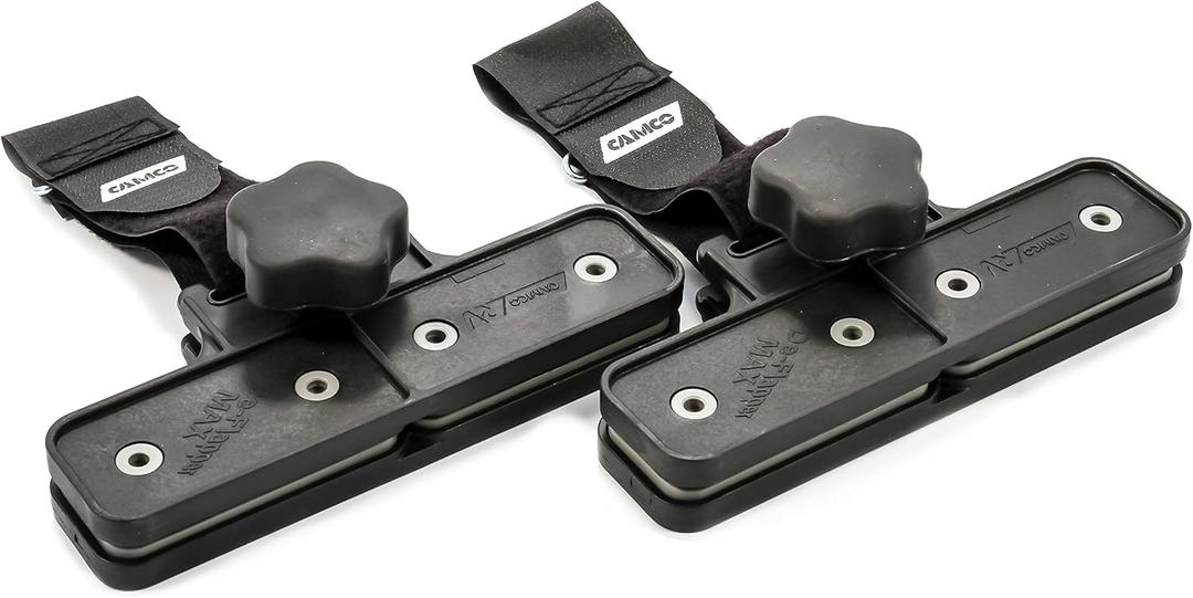 Camco Awning De-Flapper Max - Protects Your RV Awning from Costly Rips and Tears, Rust Resistant - 2 Pack (42251)