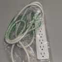 Belkin Surge Protector Power Strip - 6 AC Multiple Outlets - Flat Rotating Plug, 8ft Long Heavy-Duty Extension Cord for Home, Office, Travel, Computer Desktop & Charging Brick - White (720 Joules)