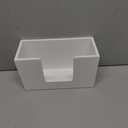 Paper Towel Dispenser Countertop, Wooden Bathroom Paper Towel Holder, White Napkin Holder for Kitchen, Countertop Multifold C-Fold, Z-Fold, Trifold Paper Hand Towel Dispenser for Bathroom Toilet