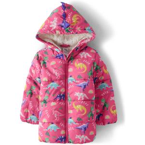 Gymboree girls And Toddler Puffer Jacket (Pink), Size 4T