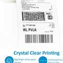 2500 PCS Thermal Shipping Labels 4x6, White Perforated & Smudge-Proof Direct Thermal Labels (250 Labels/Roll), Compatible with Zebra, Rollo, Jadens, Nelko (10 Rolls)