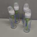 Dr. Brown's Anti-Colic Options+ Narrow Glass Baby Bottle with Level 1 Slow Flow Nipple, BPA-Free, 8 oz/250 mL, 0m+, 4-Pack
