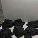 6-Pack 6 Ft Black Spandex Table Covers For Rectangle Standard Folding Tables - Wrinkle Resistant Stretch Tablecloths - Ultimate Fitted Table Protector For Parties, Trade Shows, Wedding