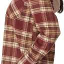 WallFlower Casual Fleece and Plaid Shackets Jackets Juniors for Women, Soft Button-Down (L)