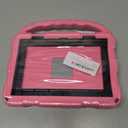 Tablet Case for Kids(2024/2022/2020 Release,12th/10th Generation),Incompatible with iPad Samsung,Shock Proof Friendly,360 Rotating Grip Stand,Portable Handle Kid-Proof Case (Light Pink)