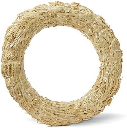 FloraCraft Straw Wreath Form 18 Inch Natural