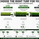Ottomanson Artificial Grass Turf Runner Pro 31" x 24'