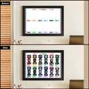 Display Frame for Lego Collectible Race Cars - 66796, Wall Display Board & Desktop Showcase, for Motorsport Fans, Sleek Design (White)