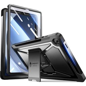 ZtotopCases for Samsung Galaxy Tab A9 8.7 Inch 2023, Rugged 2-Layer Case with Built-in Screen Protector & Kickstand, Shockproof Full Body Protective for Samsung A9 Tablet(SM-X110/X115/X117), Black
