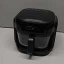 BOSWELL Glass Air Fryer, 7.5QT with Transparent Fry Bowl, Circulating Heating, Temperature Control, Air Fryer Roast, Dishwasher Safe (Black)