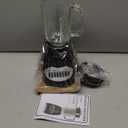 BLACK+DECKER Countertop Blender with 6-Cup Glass Jar, 10-Speed Settings, Black, BL2010BG