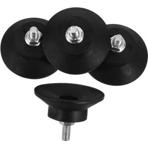 Housoutil 4pcs Vibration Cushion for Appliances Durable Rubber Feet Protectors for Washing Machines Furniture Compressors Threaded Design for Stability
