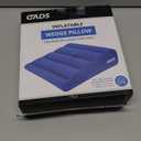 Inflatable Wedge Pillow for Sleep and Comfort  Portable Wedge Pillow for Travel, Blow Up Bed Wedge Pillows for Adults