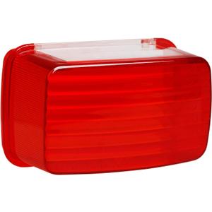 NTHREEAUTO Rear Tail Light Lens Cover Red Motorcycle Taillight Lenses Compatible with Yamaha Grizzly Kodiak Bigbear Bruin Rhino 450 660
