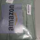 Bed Skirt Full Size Ruffled Bed Skirts with Split Corners, 14 Inch Drop Dust Ruffle Bed Skirt with Platform, Tufted Boho Full Size Bed Skirting, Striped, 14" Full, Sage Green