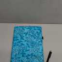 Case Compatible with iPad Pro 10.5 (2017 Model), Rotating Stand Smart Magnetic Auto Wake Up/Sleep Cover for A1701 A1709 MQDW2LL/A MPF02LL/A MQDT2LL/A MPDY2LL/A (Embossed Blue Flower)