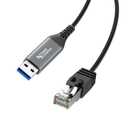 CableCreation USB to Ethernet Cable 6.6FT, USB to RJ45 Internet LAN Network Cable, Gigabit Directly Connected, Compatible with Laptop, Desktop PC, Switch and More