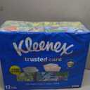 Kleenex Trusted Care 2-ply Facial Tissues, Flat Boxes (160 tissues/box, 12 boxes) (White)