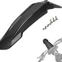 JFG RACING Front Fender For Ebike,Motorcycle Mudguard Mud Guard For Dirt Bike Surron Light Bee X And S/X160/X260 (Not Fits RST Fork) (Imitation Carbon Fiber)