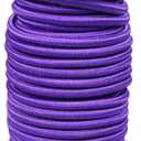 CARTMAN 1/4“ Marine Grade Elastic Cord Crafting Stretch String for Camping, Kayak Deck, Crafting Purple Color