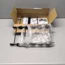 Chip Rack Display Stand, Potato Chip Rack Bag Holder with 28 Clips, 2 Row Chip Display Stand for Party, Black Retail Snack Display for Countertop, Store Concession Stand - 2025 Upgraded