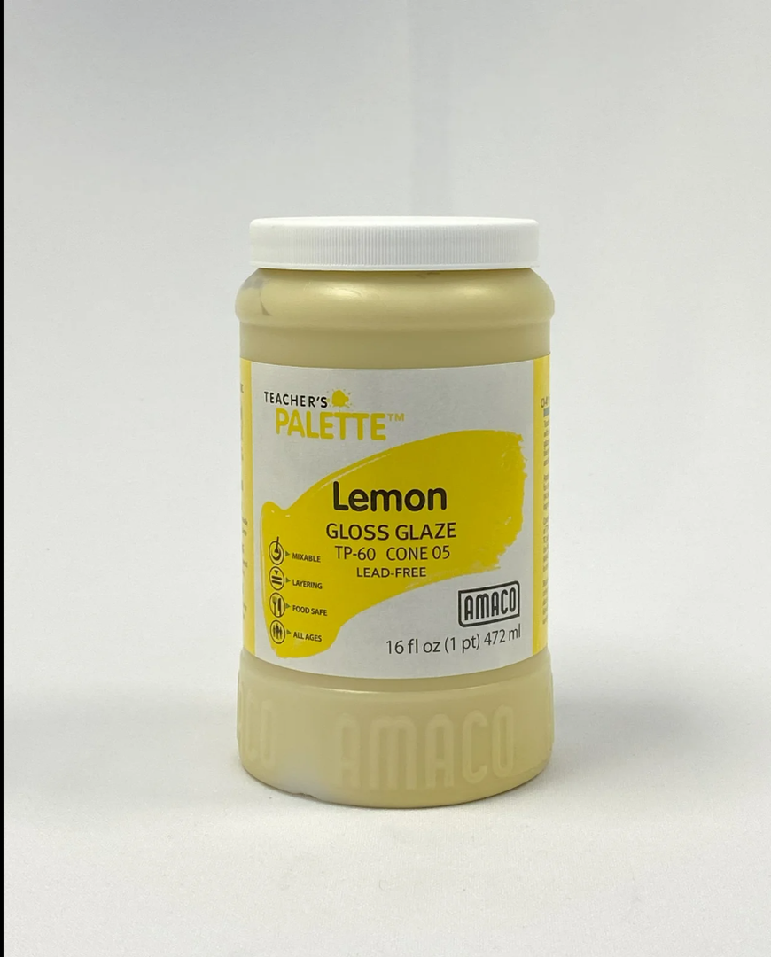 Glerungur lágbrenndur Amaco TP-60 Lemon