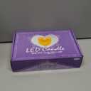 cridoz 2000 Pieces Artificial Rose Petals with 24 LED Tea Lights Candles, Romantic Decorations Special Night Set for Night, Valentine's Day, Wedding Anniversary or Table Dcor, Warm White