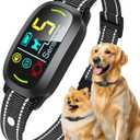 Smart AI Bark Collar for Large Medium Small Dogs, Anti Barking Device with 5 Training Modes, Exclusive Forced Bark-Stopping, Rechargeable IP67 Waterproof Bark Collar with 5 Sensitivity (Black)