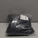 NICETOWN Pitch Black Solid Thermal Insulated Grommet Blackout Curtains/Drapes for Bedroom Window (2 Panels, 42 inches Wide by 63 inches Long, Black)