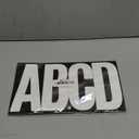 156 Pieces 30 Sheets Extra Large Letter Stickers,Vinyl Mailbox Numbers Alphabet Stickers,Self Adhesive Waterproof Decals for Mailbox,Bulletin Board,Window,Door,Address Number(6Inch White)