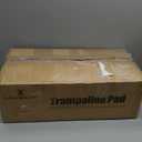 Vaveren Trampoline Spring Cover Replacement Pad No Holes for Pole Trampoline Surround Pad Universal Trampoline Edge Cover (8FT)