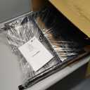 Amazon Basics Foldable Portable Sturdy Folding Plastic Chair, 350-Pound Capacity, Black, 2-Pack