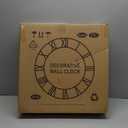 Maxstar Large Vintage Moving Gear Wall Clock, 20''Battery Operated Industrial Steampunk Metal Decor for Living Room, Office,Fireplace, Farmhouse(Arabic Number-Bronze)