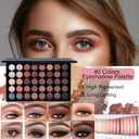 Makeup Set for Women, Makeup Full Kit for Beginners & Professionals, Travel Makeup Set for Teens & Adults, Makeup Gift Set for Girls, Eyeshadow Palette, Lip Gloss, Face & Eye Make up (40 Earth Colors Eyeshadow + 2Lip Gloss + Blush + Mascara + Pink Cosmetic Bag)