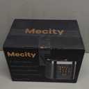 Mecity 2 Slice Toaster with Touch Screen & Auto Lift, Stainless Steel Cool-Touch Toaster with 8 Bread Settings, 5 Shade Levels, 1200W High Power, Keep Warm & Reheat Function, Metallic Grey, 120V