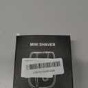 Mini Electric Shaver for Men Women, Pocket Dual Head Shaver, Rechargeable Waterproof Compact Travel Electric Razor, USB Close Battery Portable Razor for car, Travel, Office, Home use (Blue)