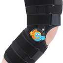 Tairibousy Hinged Knee Brace with Side Stabilizers ROM Knee Support Adjustable Knee Immobilizer for Knee Pain ACL MCL PCL Arthritis Meniscus Tear Post OP Recovery for Men and Women (M)