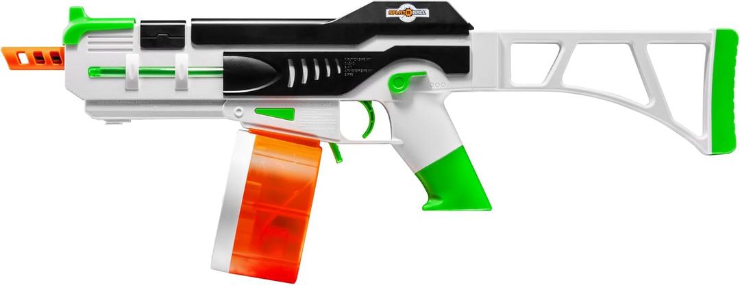 SplatRball 1200 Pyro Glow-in-The-Dark Gel Ball Water Bead Blaster Gun Kit. Splat R Ball Everything with The Electric Blaster able to Shoot up to 225fps! Splatter Gun, Standard