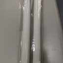 2 Pack No Sectional Assembly Tension Curtain Rod 56-104 Inch, 1" Diameter Spring Long Adjustable Shower Curtain Rods for Bathroom Windows Closet No Drilling No Rust, White